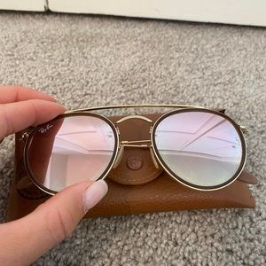 Ray Ban Round Double Bridge Sunglasses
